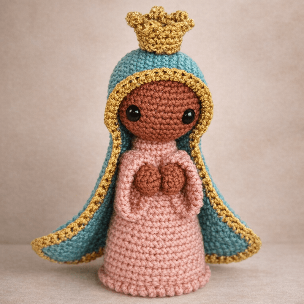 Amigurumi de Santa Teresinha