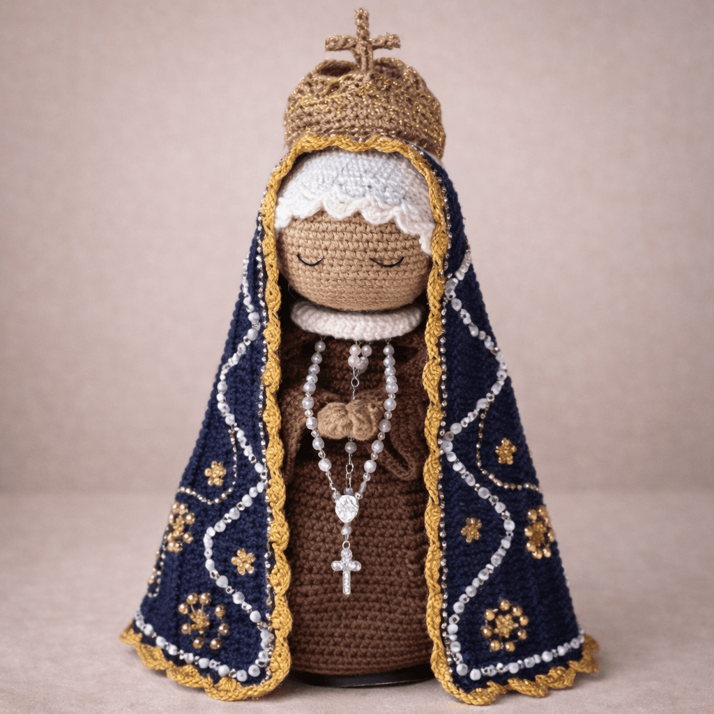 Amigurumi de São Miguel Arcanjo