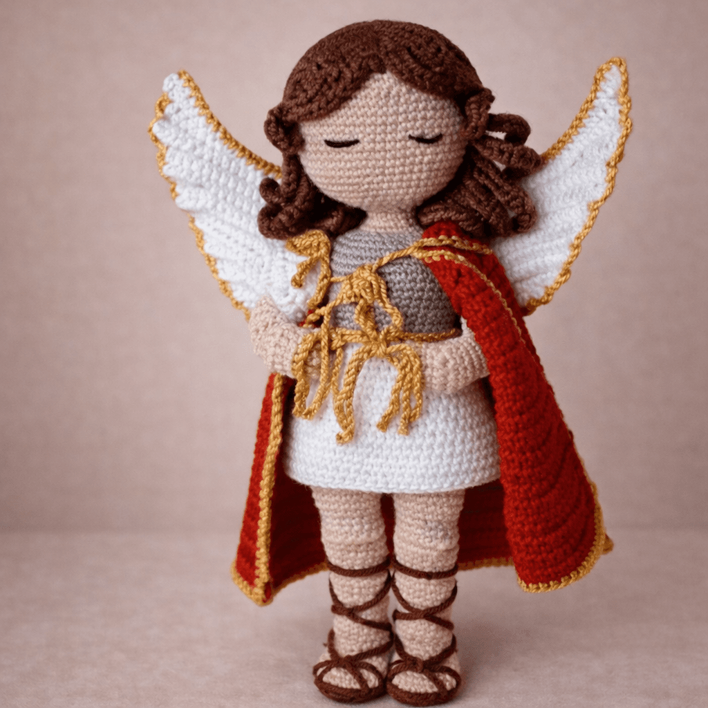 Amigurumi de Santa Luzia