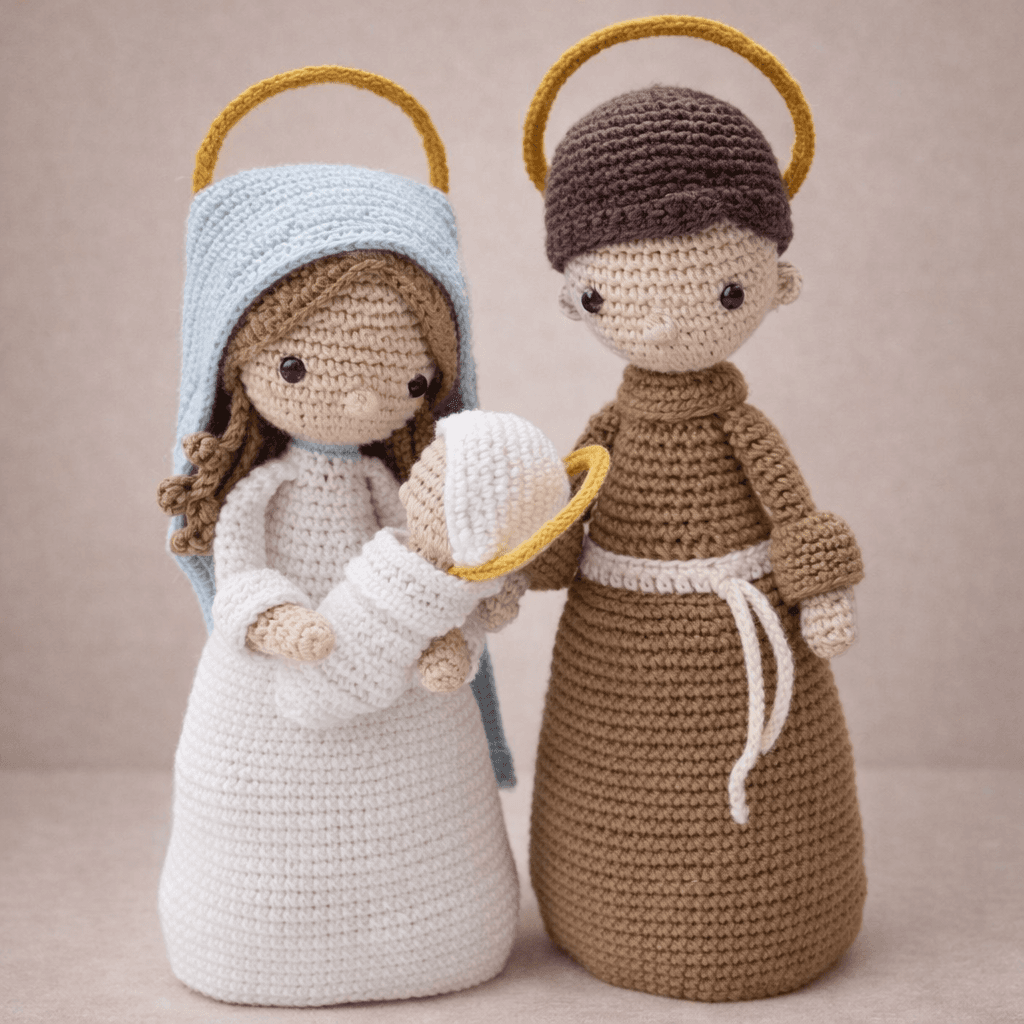 Amigurumi do Divino Espírito Santo
