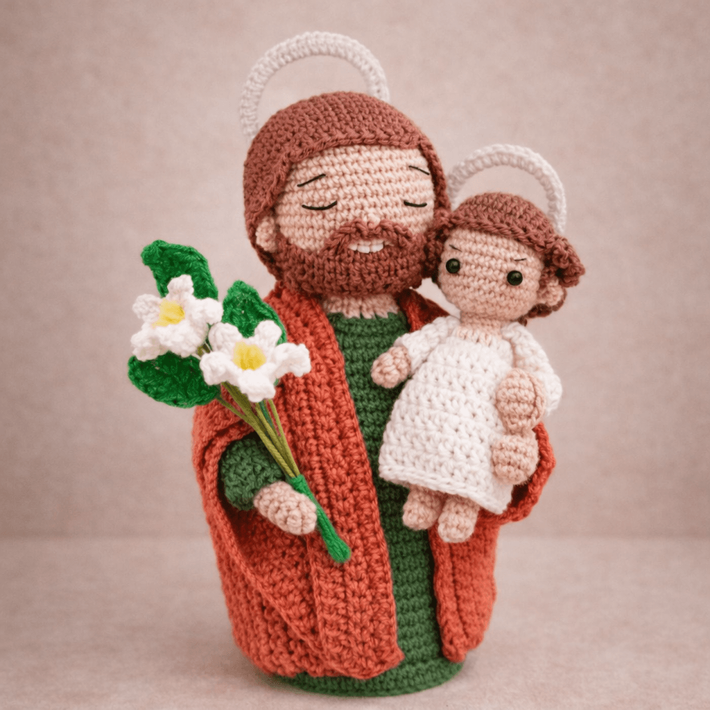 Amigurumi de São Jorge