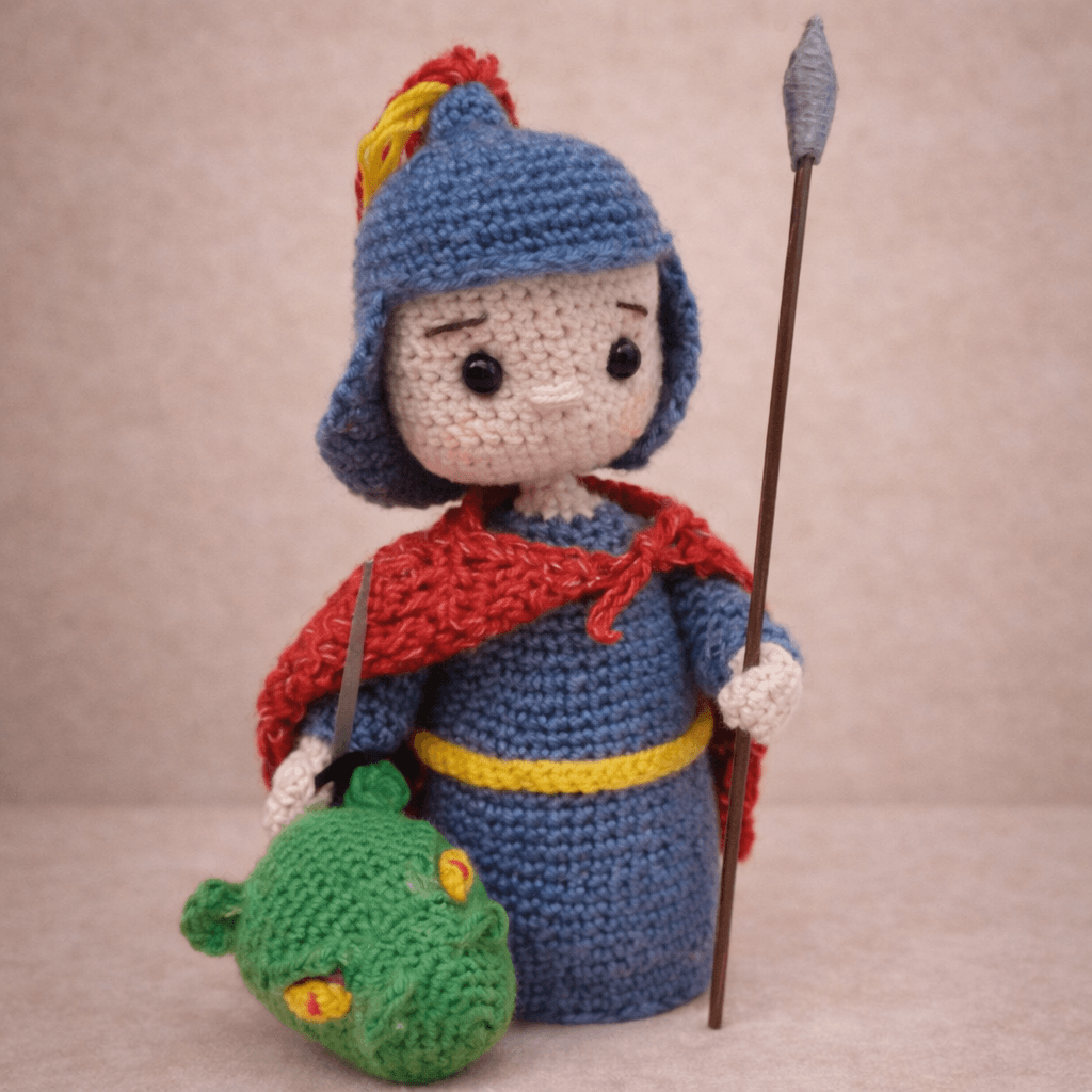 Amigurumi do Sagrado Coração de Jesus